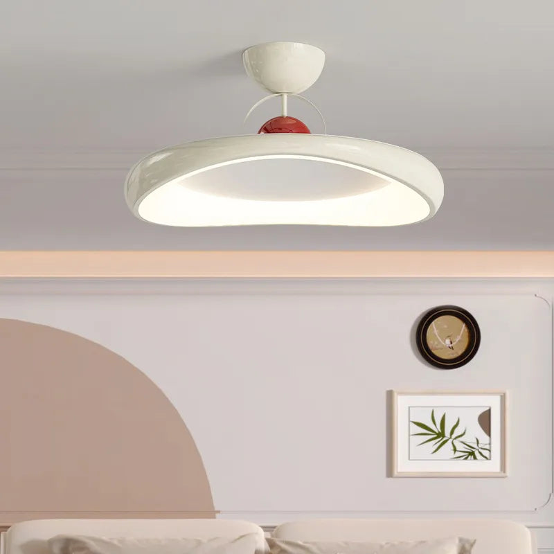 Cream Style Iron LED Living Room Ceiling Lights