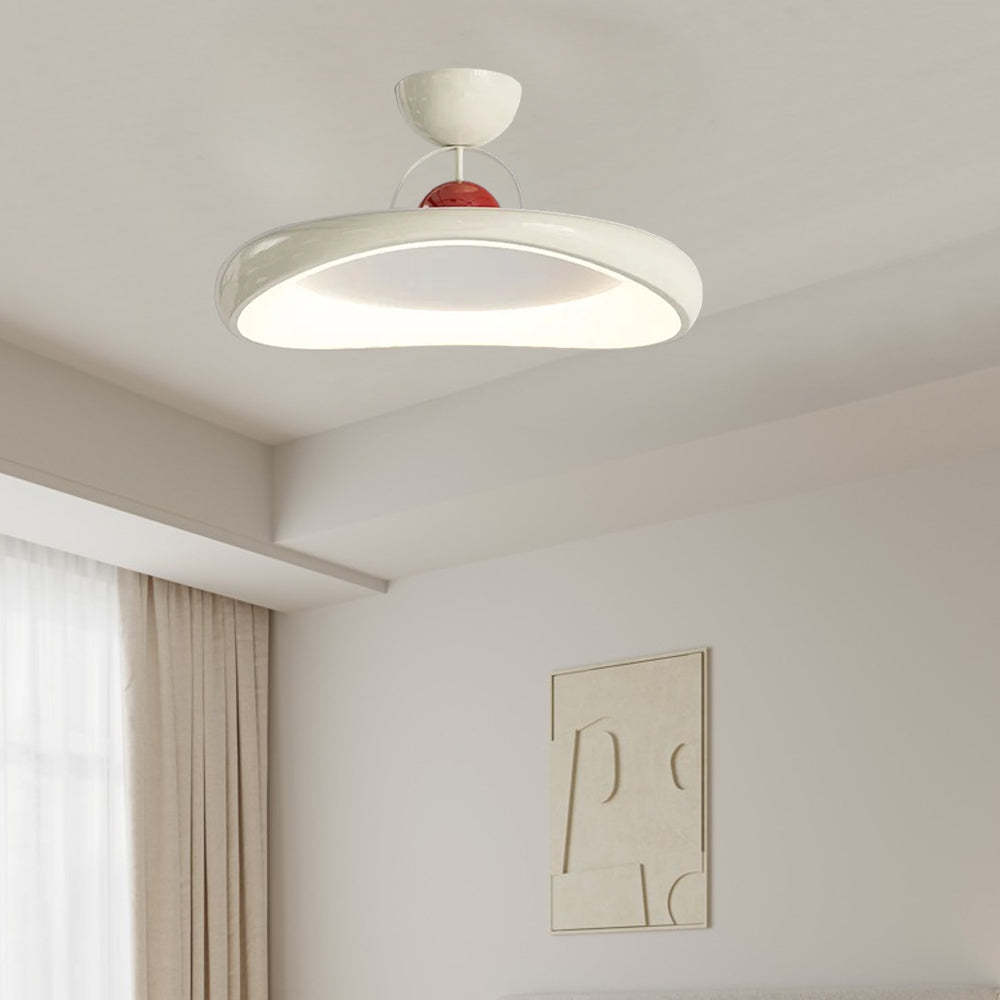 Cream Style Iron LED Living Room Ceiling Lights