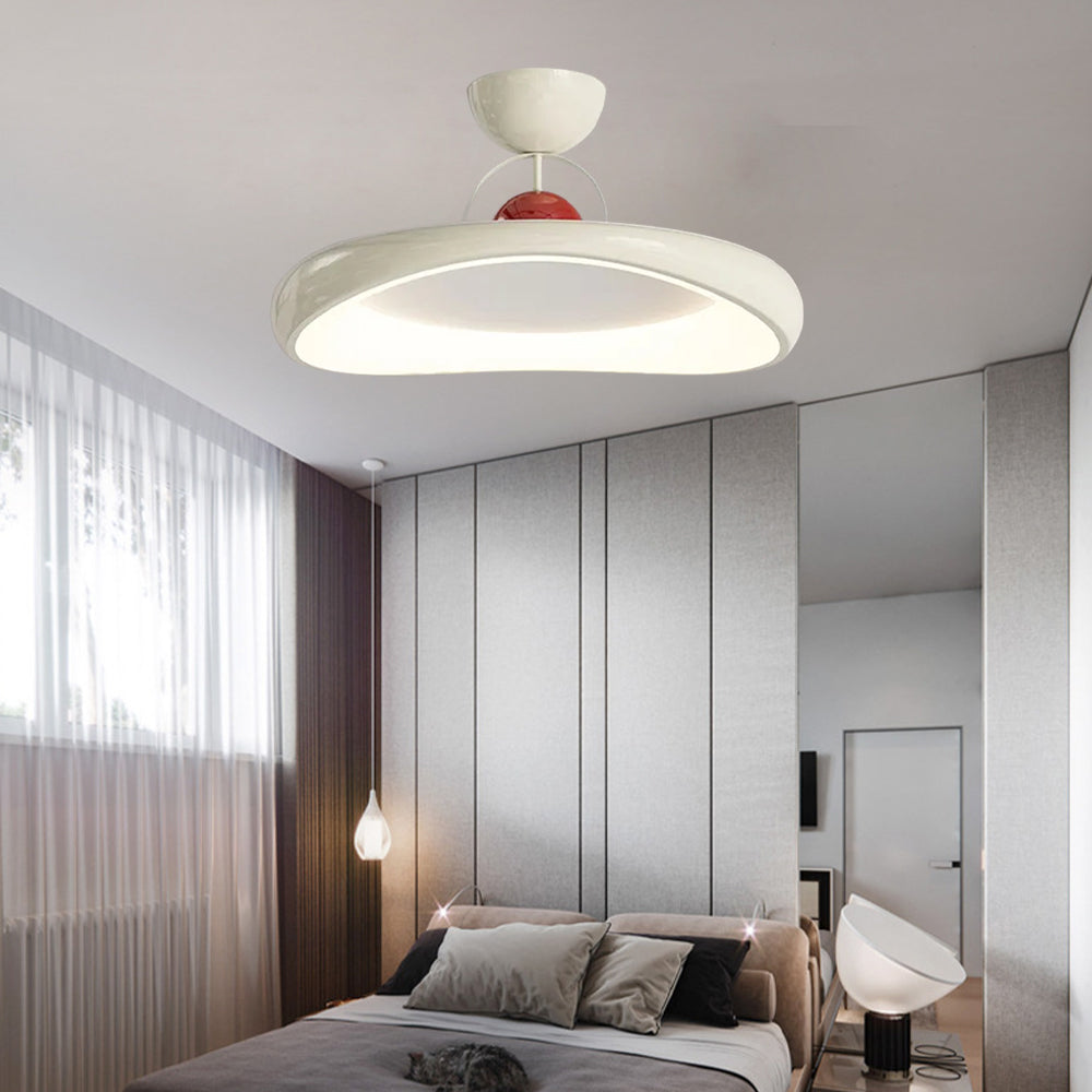 Cream Style Iron LED Living Room Ceiling Lights