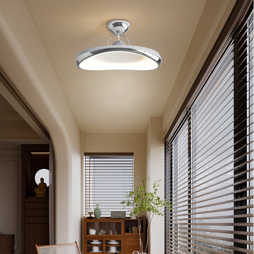 Cream Style Iron LED Living Room Ceiling Lights