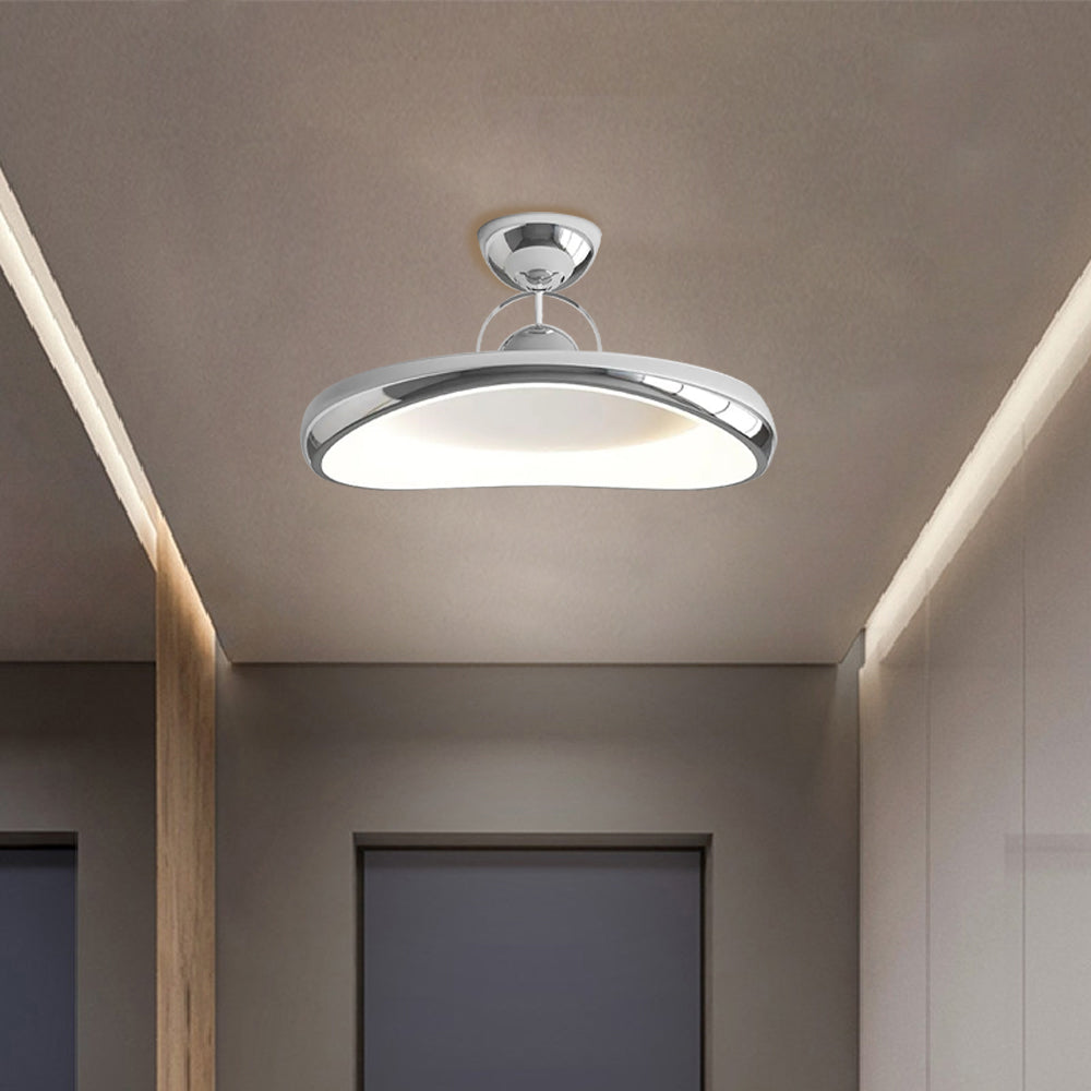 Cream Style Iron LED Living Room Ceiling Lights