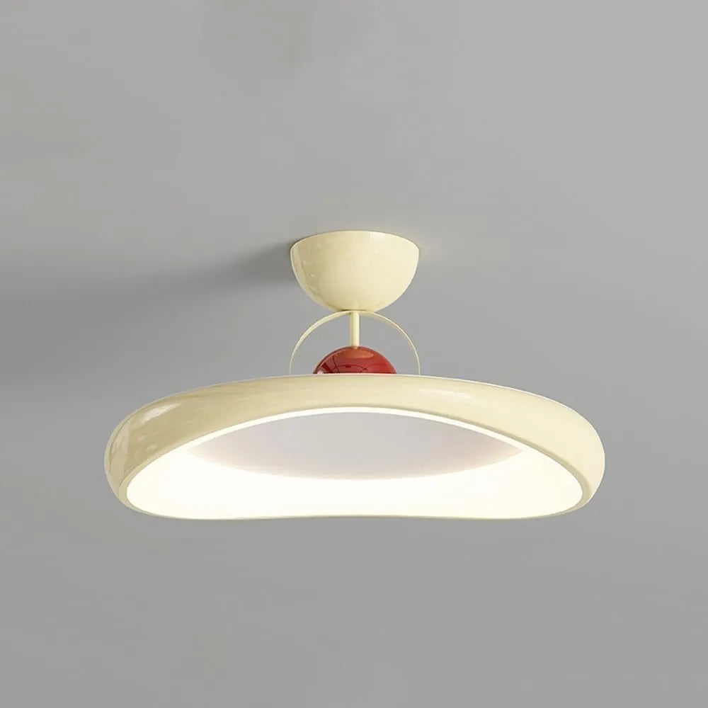 Cream Style Iron LED Living Room Ceiling Lights