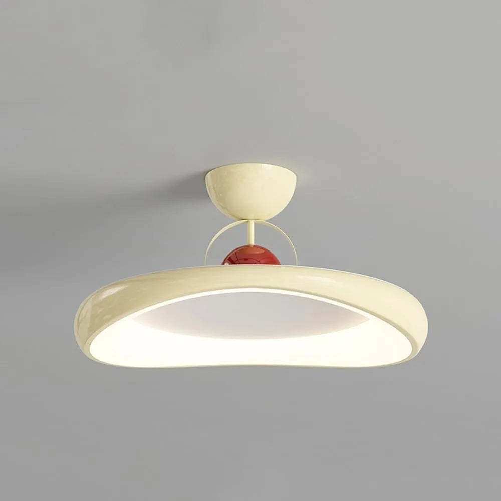 Cream Style Iron LED Living Room Ceiling Lights