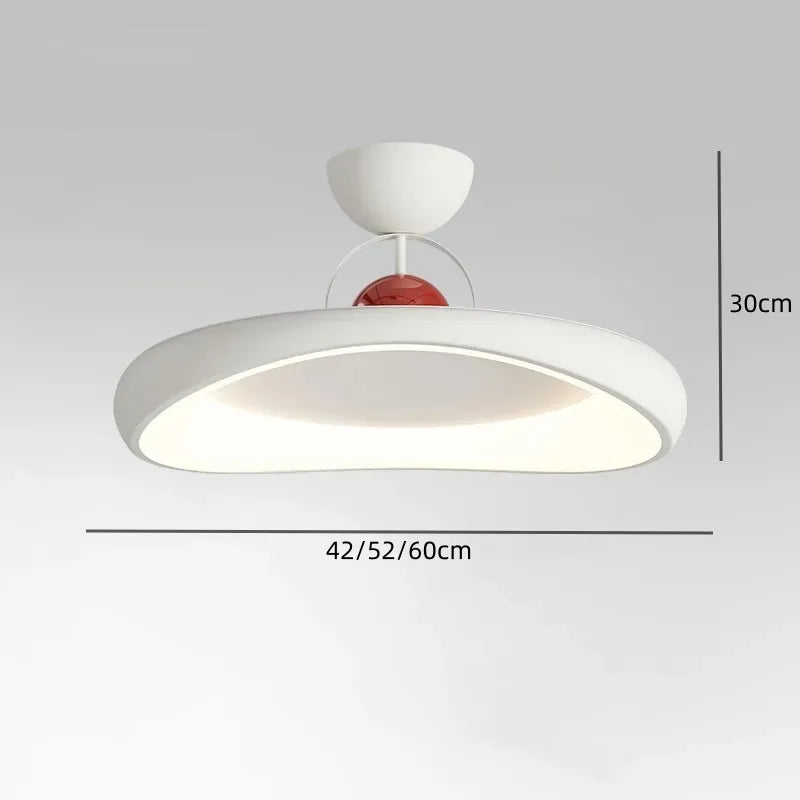 Cream Style Iron LED Living Room Ceiling Lights