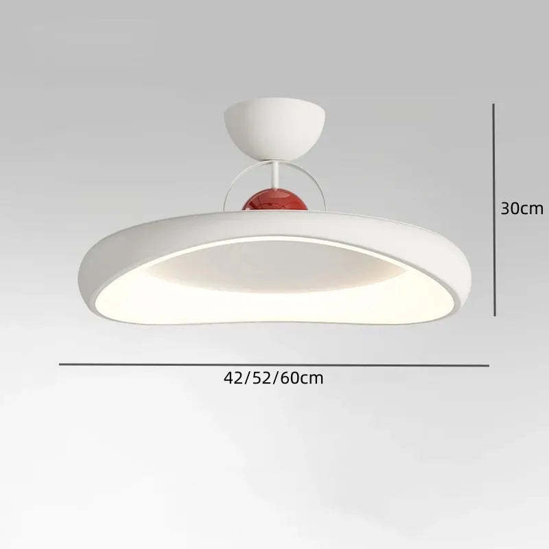 Cream Style Iron LED Living Room Ceiling Lights