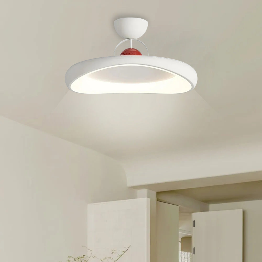 Cream Style Iron LED Living Room Ceiling Lights