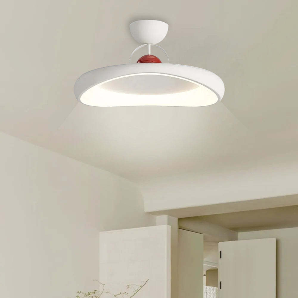 Cream Style Iron LED Living Room Ceiling Lights