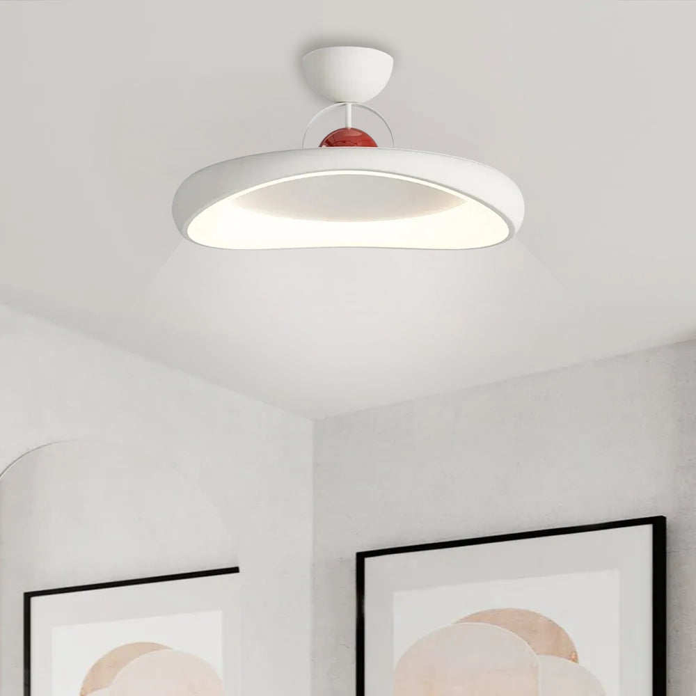 Cream Style Iron LED Living Room Ceiling Lights