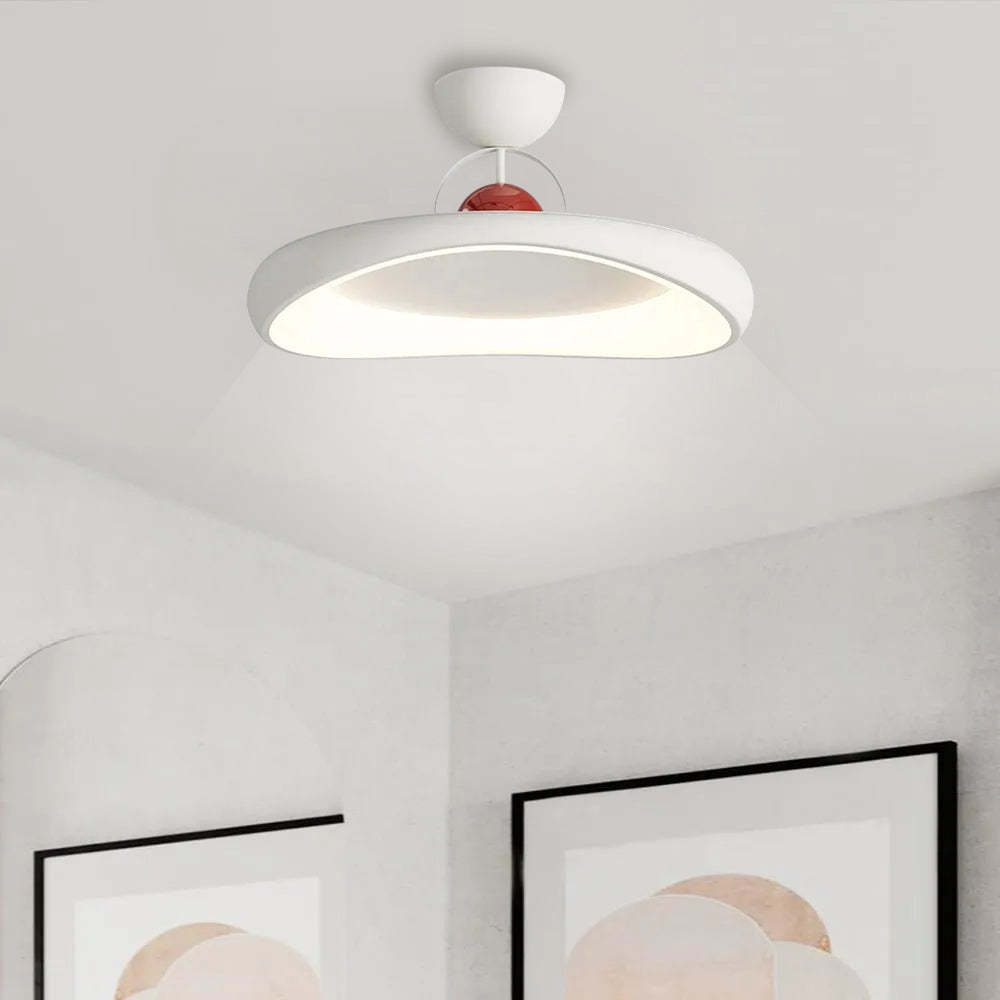 Cream Style Iron LED Living Room Ceiling Lights