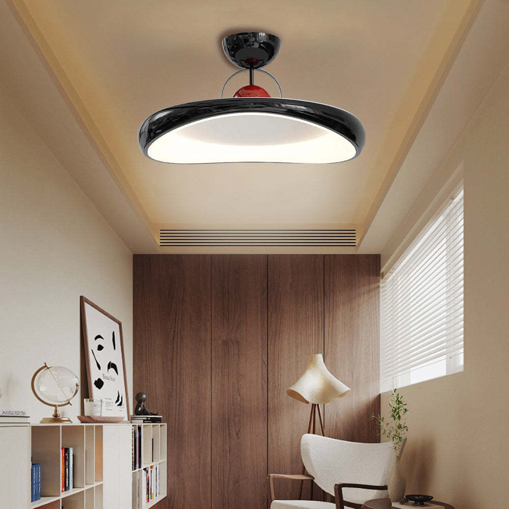 Cream Style Iron LED Living Room Ceiling Lights