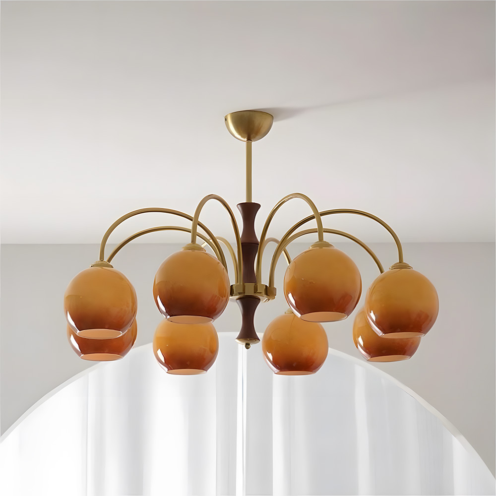 [Copy]Wabi-Sabi Fabric Iron Large Dining Room Pendant Light