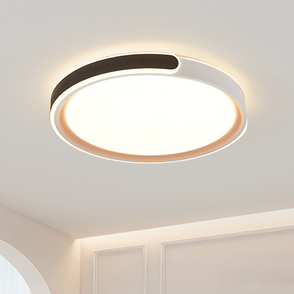 Modern Circle Metal LED Ceiling Light For Bedroom