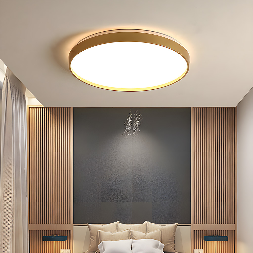 Minimalist Decor Round LED Bedroom Ceiling Lamps