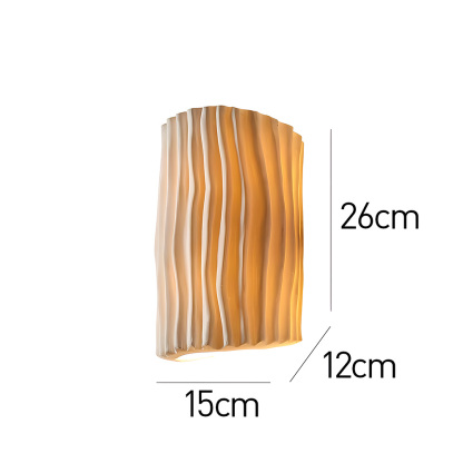 Modern Colorful Resin Bedroom Bedside Wall Lamp