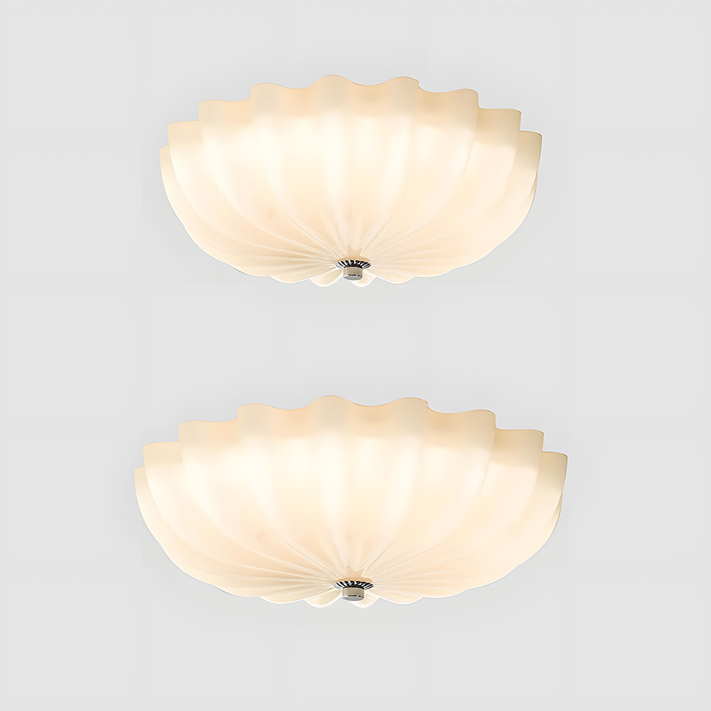French Style Bauhaus Glass Led Living Room Ceiling Light-8