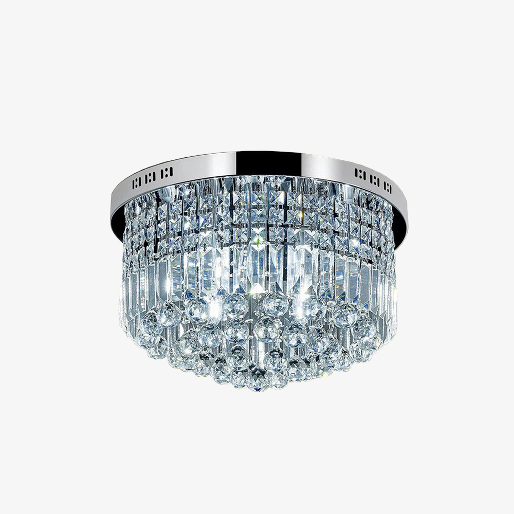 Modern Large Round Crystal Chandelier Ceiling Light​