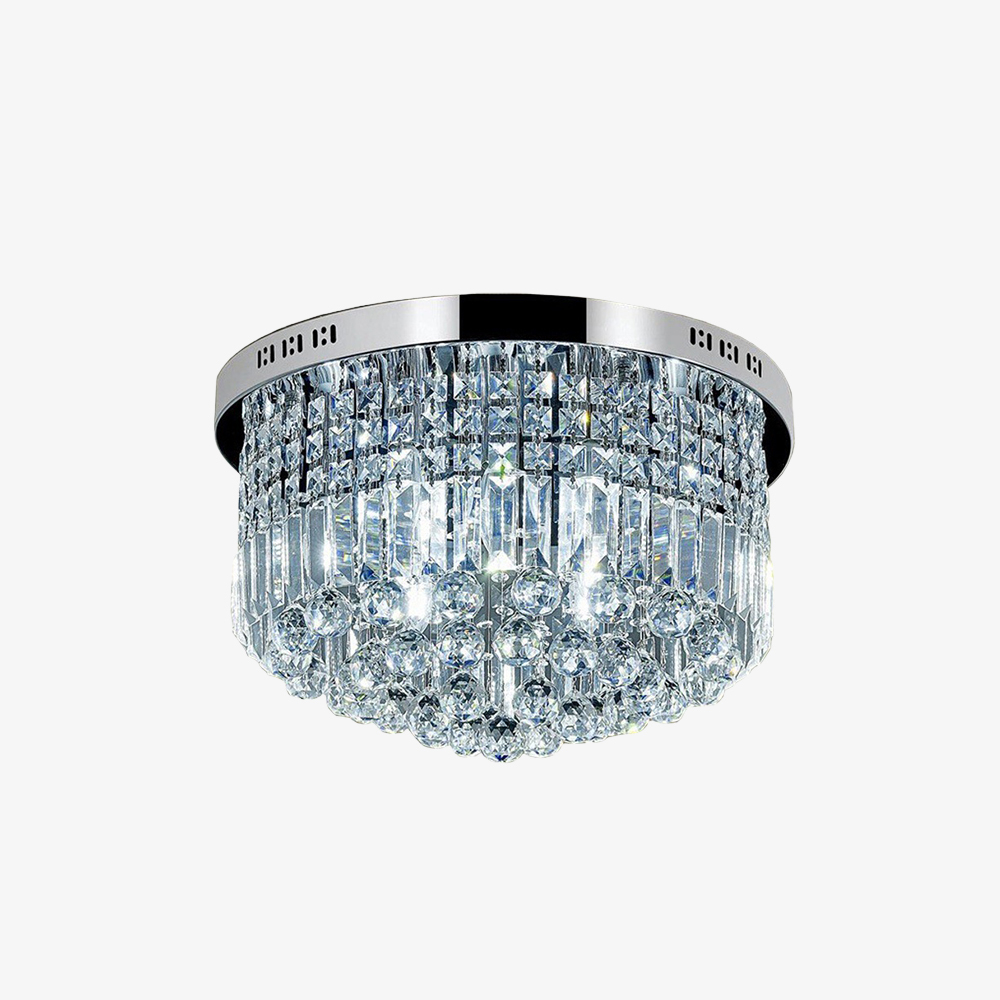 Modern Large Round Crystal Chandelier Ceiling Light​