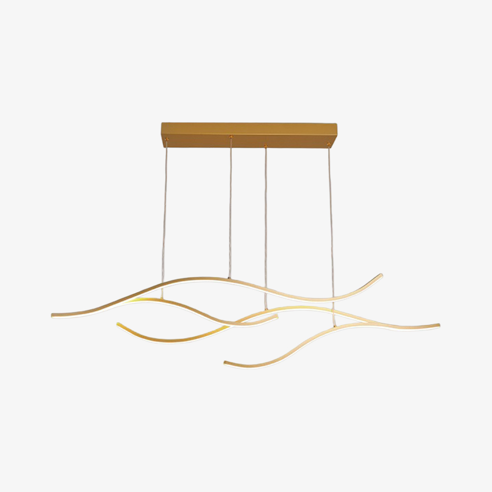 Creative Designer Luxury Nordic-Style Linear Pendant Bar & Cafe Light