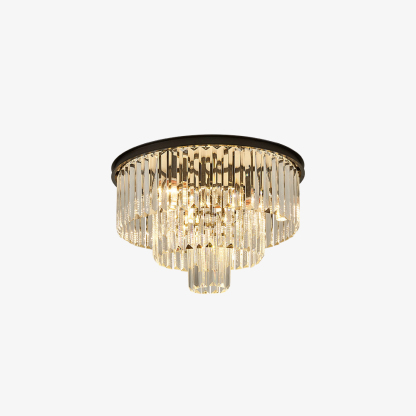 Luxury Crystal Multi-Tier Chandelier for Foyer Living Room