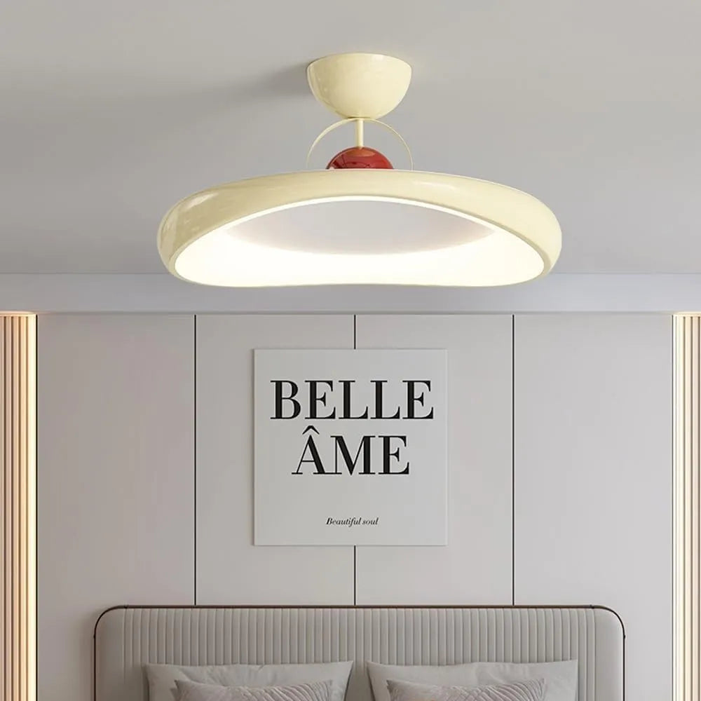 Cream Style Iron LED Living Room Ceiling Lights