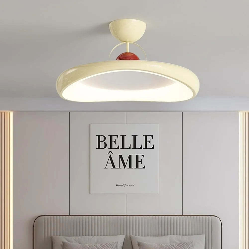 Cream Style Iron LED Living Room Ceiling Lights