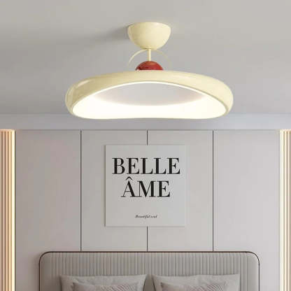 Cream Style Iron LED Living Room Ceiling Lights