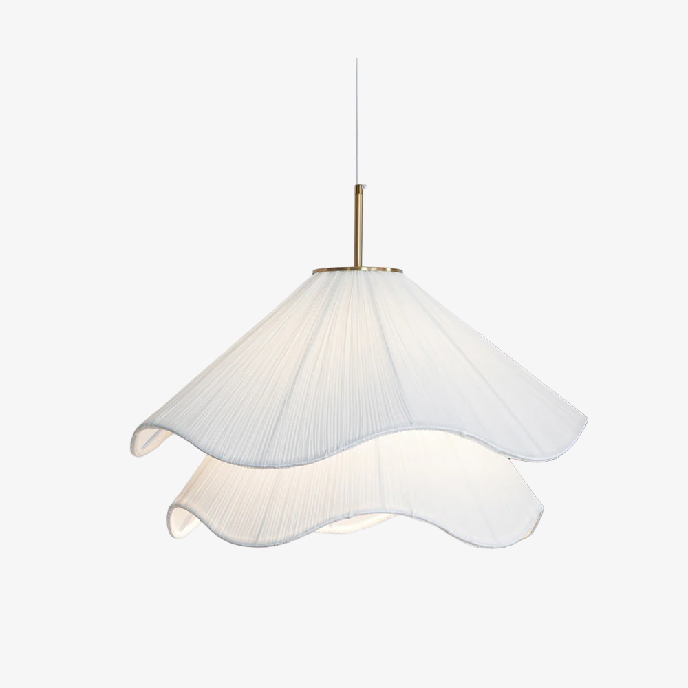 French Romantic Modern Minimalist Cream Pendant Light