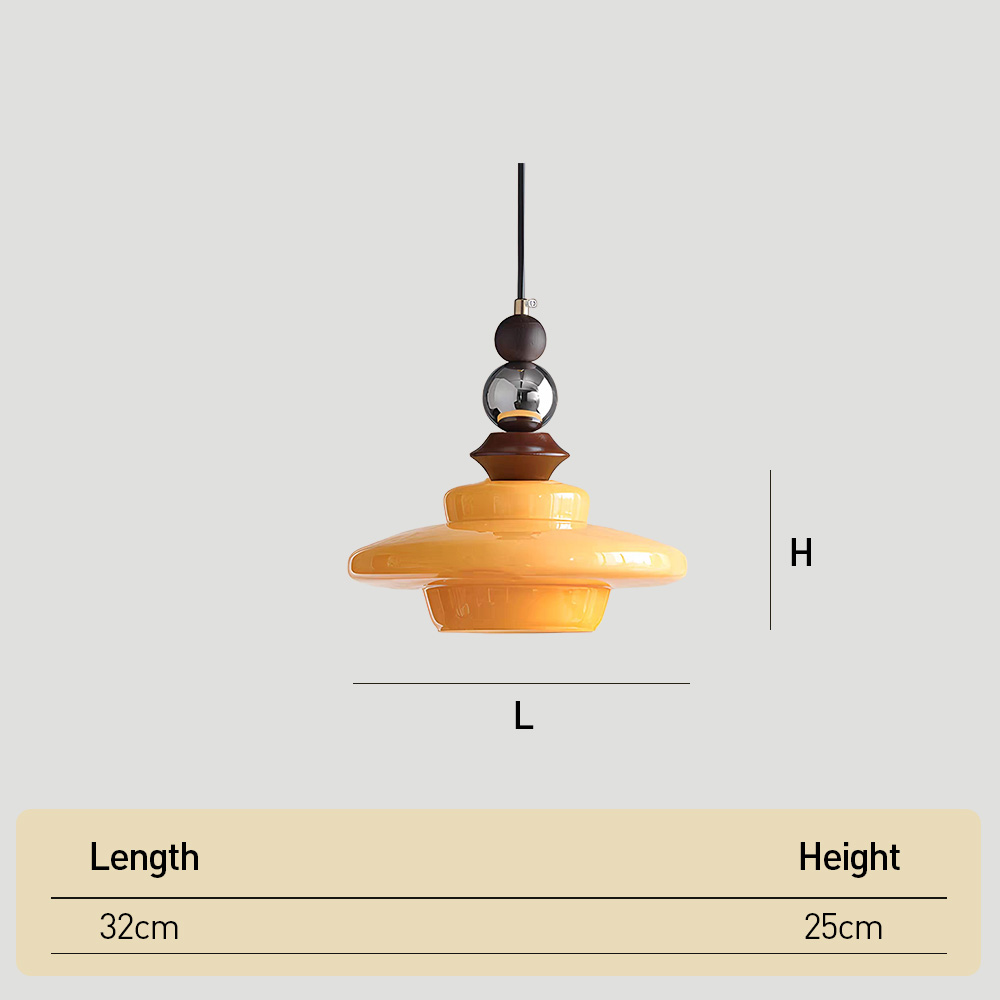 Vintage Creative Cream Bedside Pendant Light