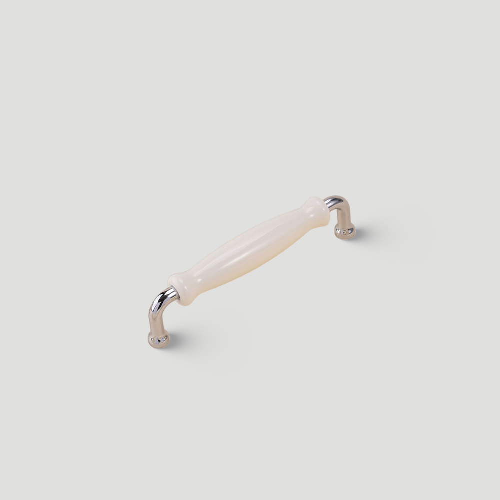 European Ceramic Zinc Alloy Bathroom Drawer Pulls