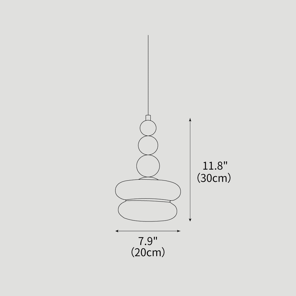 [Copy]Antique Style Metal Glass Creative Pendant Light