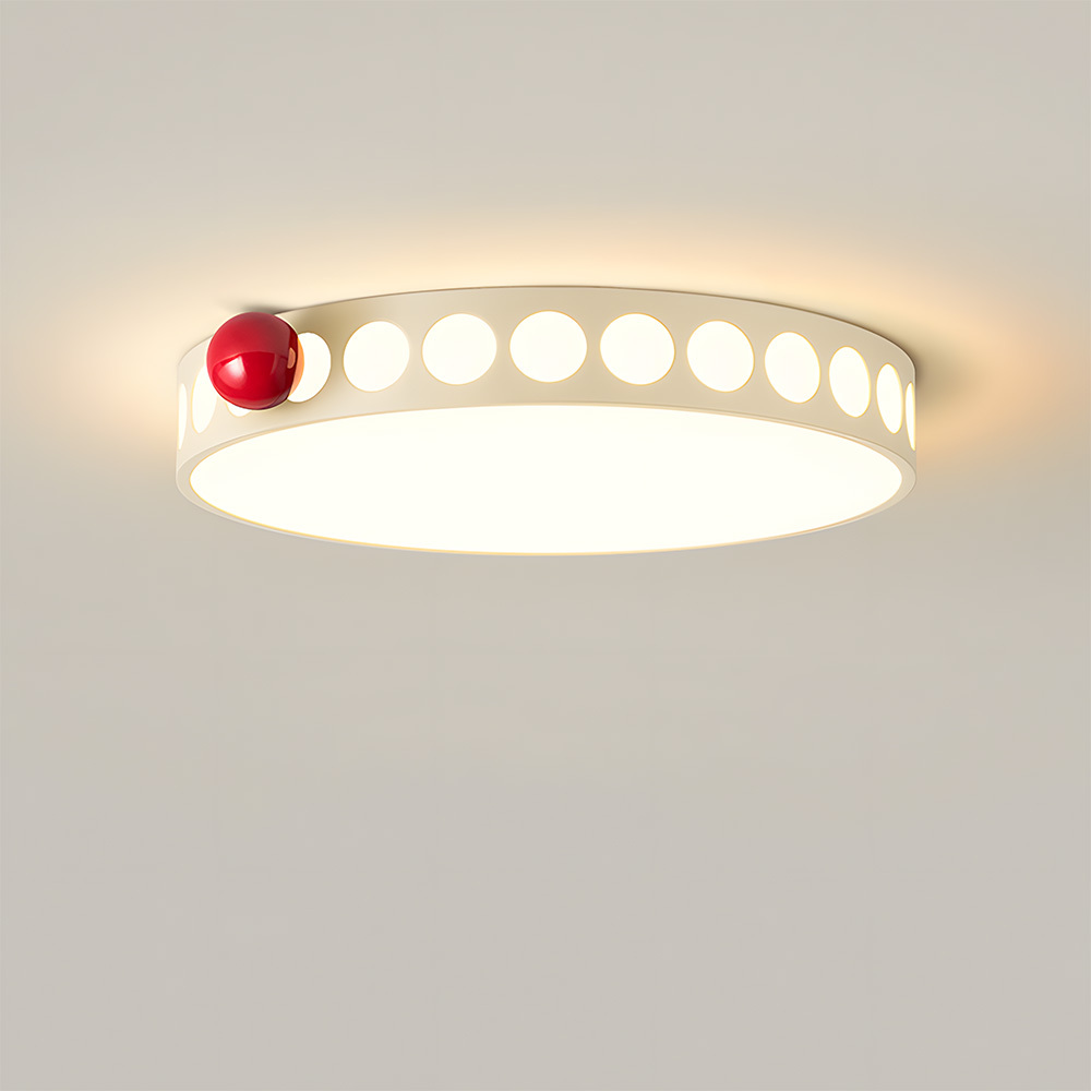[Copy]Flush Mount Cream Style Acrylic Bedoom LED Ceiling Light