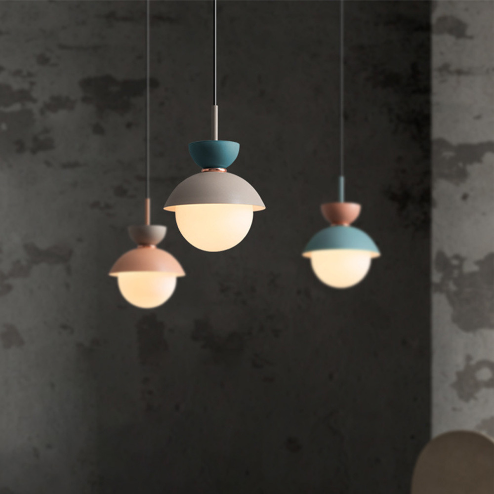 [Copy]Elegant Flower Shape Glass Dining Room Pendant Light