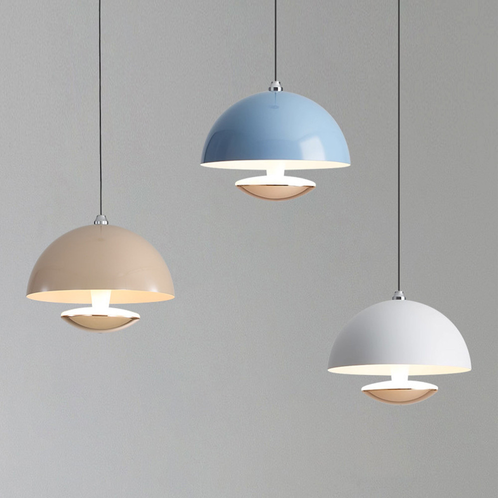 Liftable Hand Sweep Induction Colorful Pendant Light