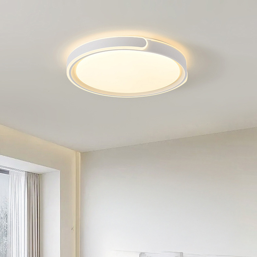 Modern Circle Metal LED Ceiling Light For Bedroom