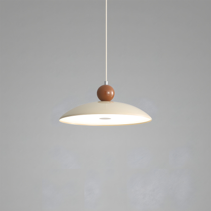 Scandi-Style Cream Minimalist Acrylic Pendant Light