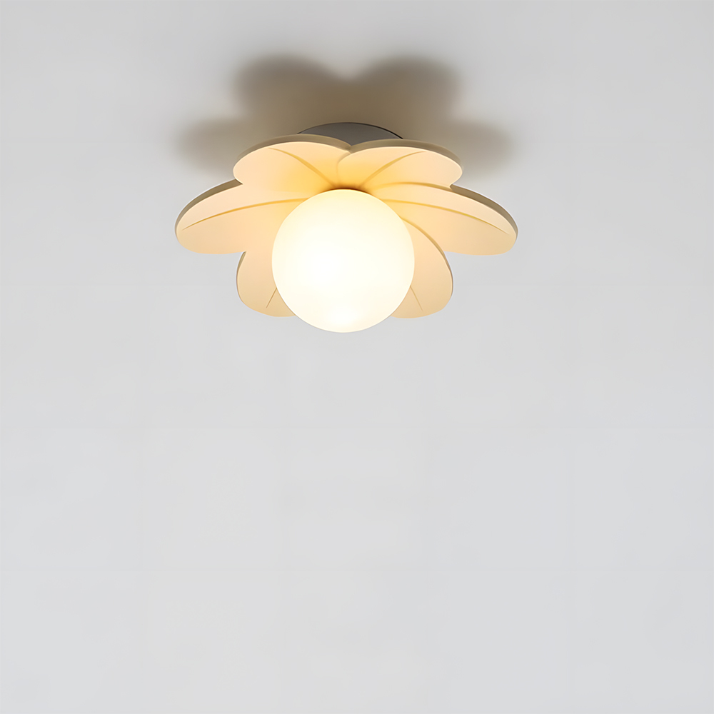 Decorative Colorful Resin Semi Flush Mount Ceiling Lamp 