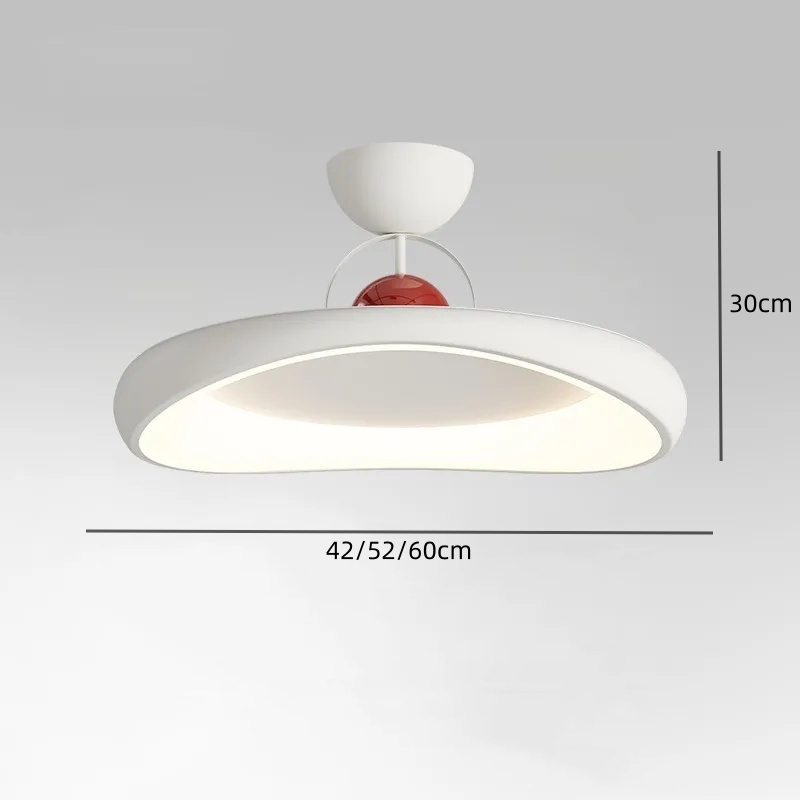 Cream Style Iron LED Living Room Ceiling Lights