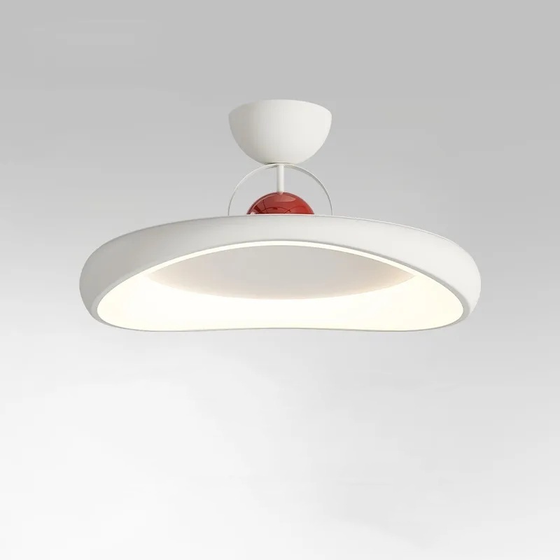 Cream Style Iron LED Living Room Ceiling Lights