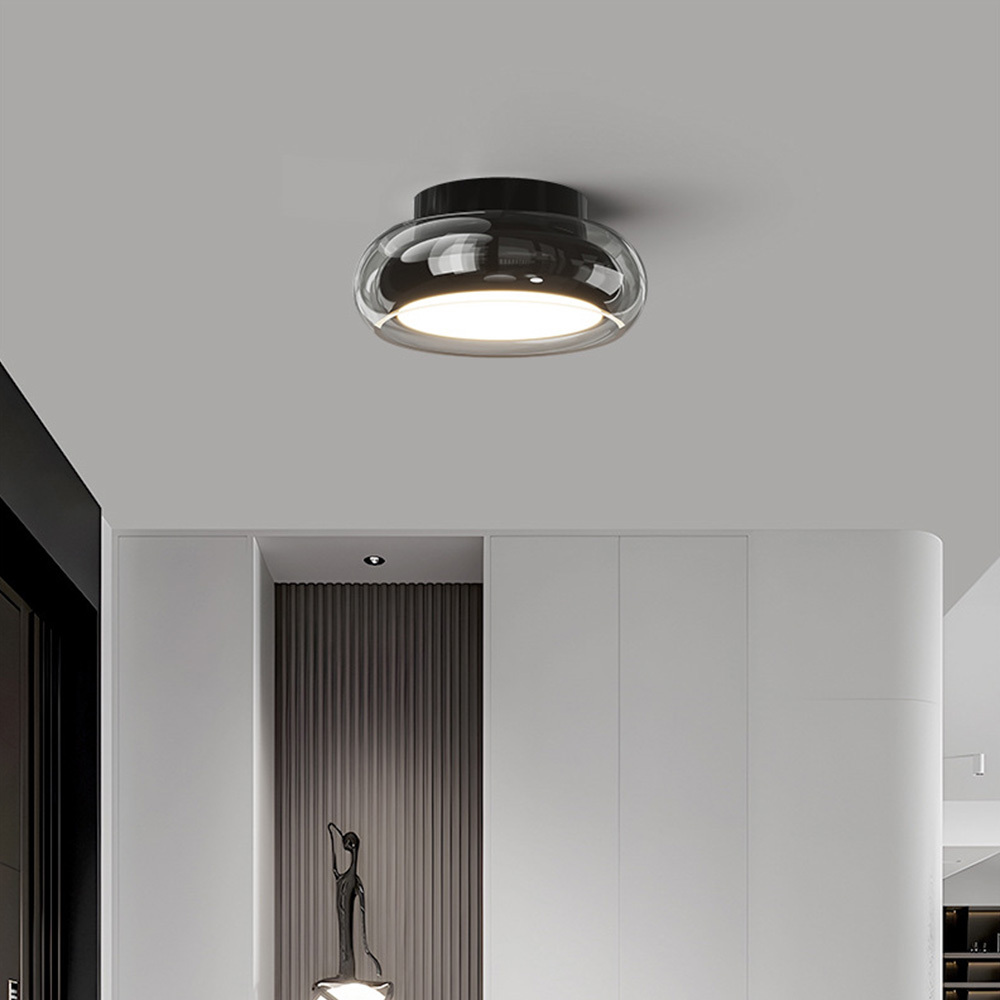 Vintage Deco Round Acrylic LED Ceiling Light