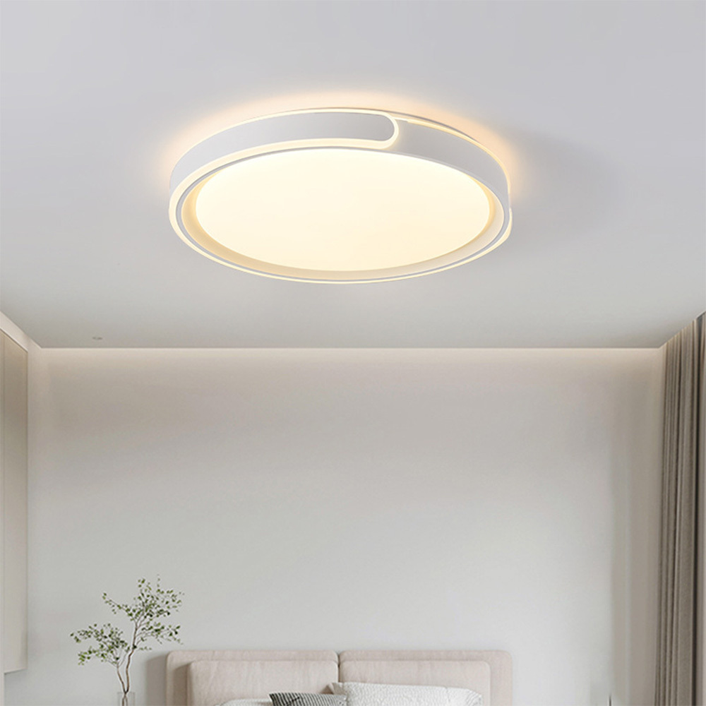 Modern Circle Metal LED Ceiling Light For Bedroom