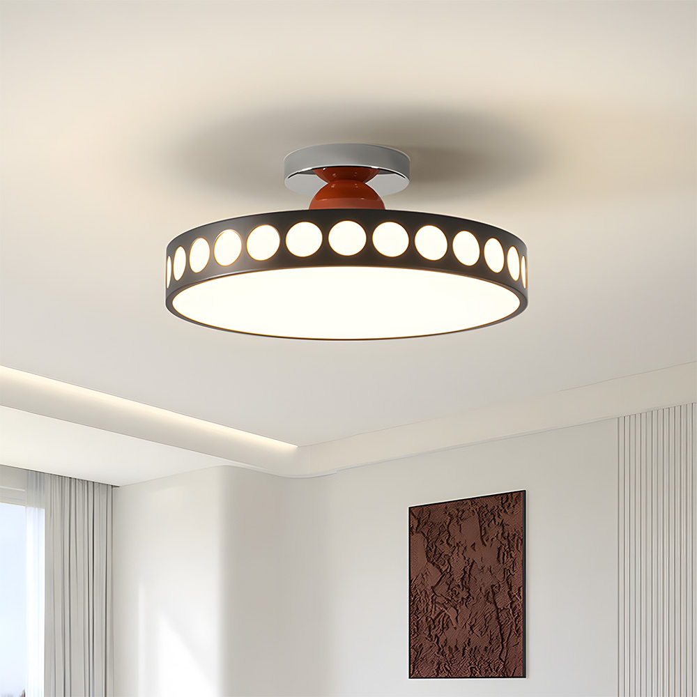 [Copy]Flush Mount Cream Style Acrylic Bedoom LED Ceiling Light