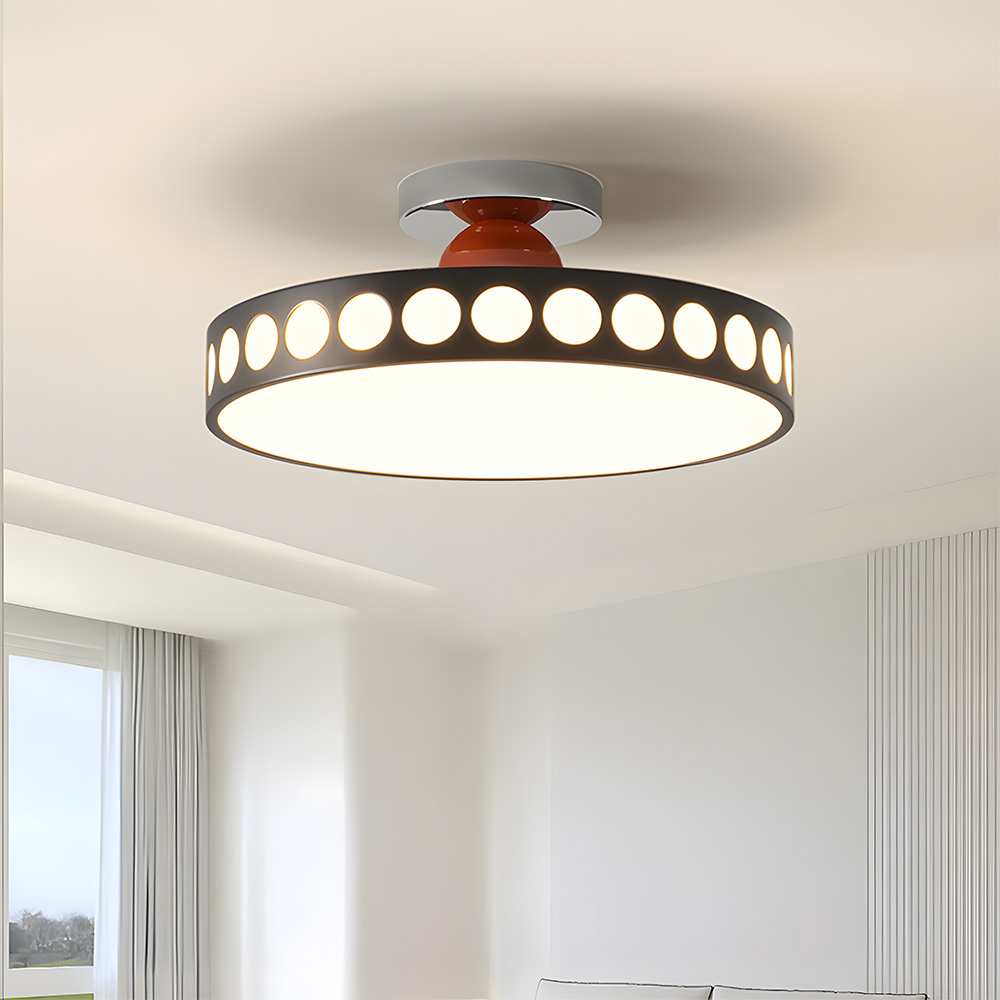 [Copy]Flush Mount Cream Style Acrylic Bedoom LED Ceiling Light