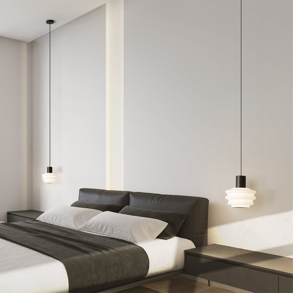 [Copy]Hand Senor Dimming Metal LED Bedroom Pendant Light