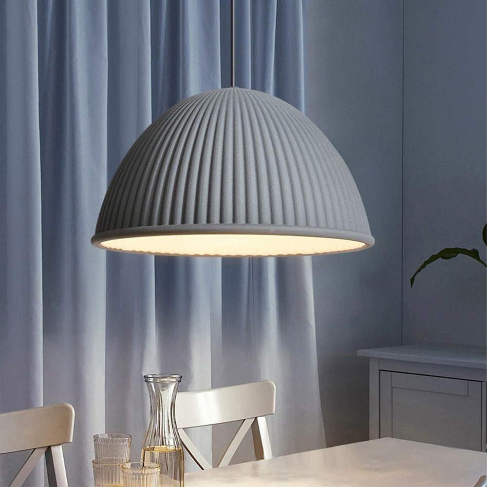 [Copy]Small Nordic Cream Style LED Bedroom Pendant Light