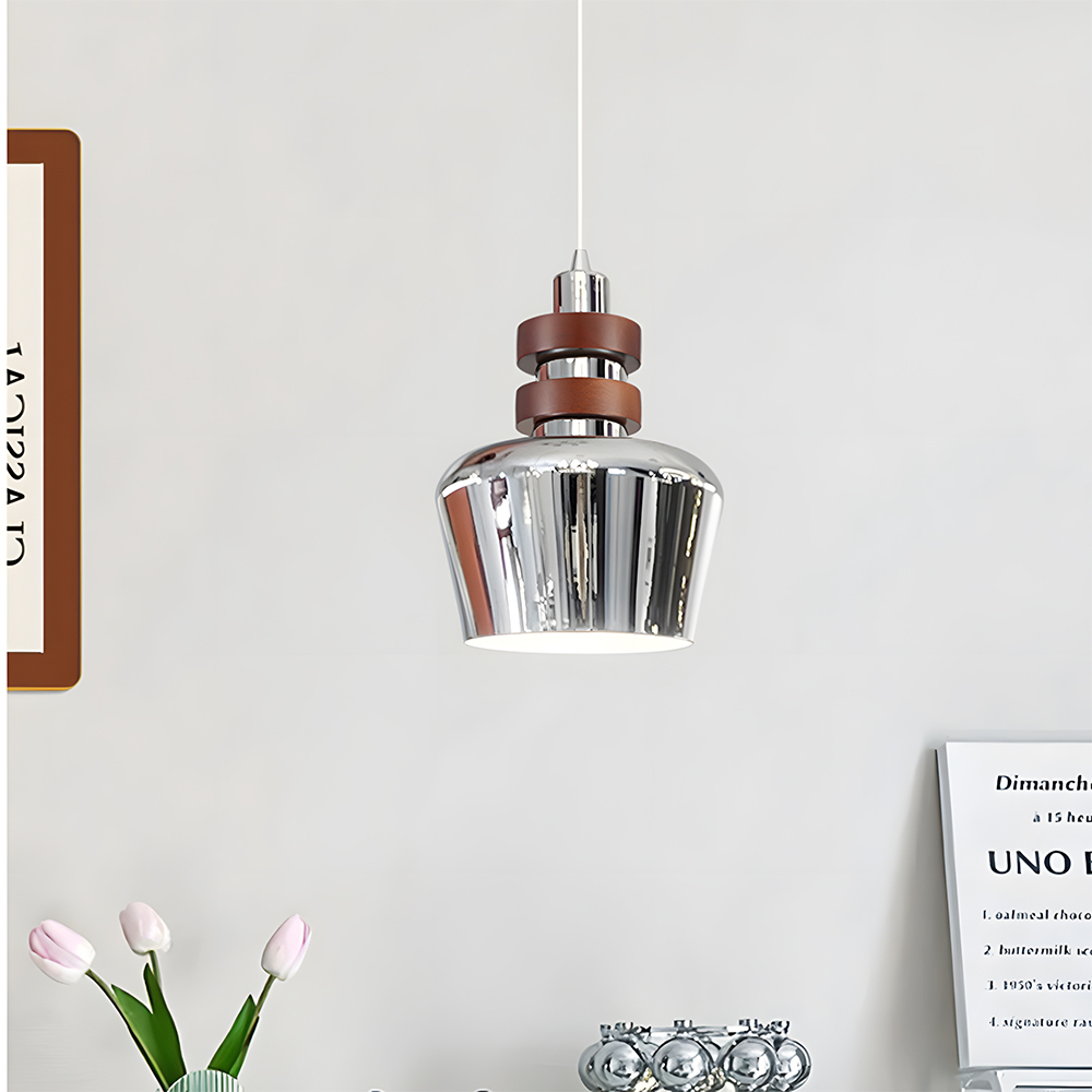 Iron Wood Brown Pendant Light Set