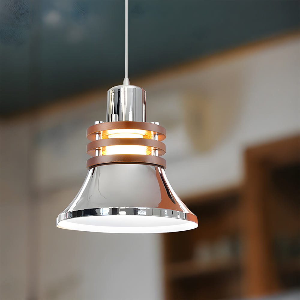 Iron Wood Brown Pendant Light Set