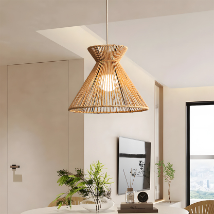 Paper Woven Hanging Lamp for Modern Interiors