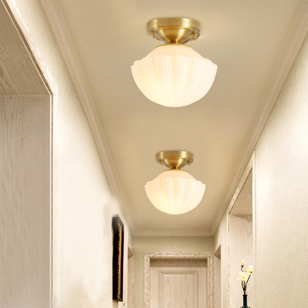 Modern LED Flush Mount Ceiling Light Single Light Fixture for Hallway
