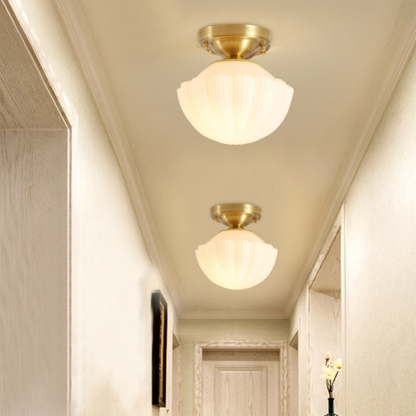 Modern LED Flush Mount Ceiling Light Single Light Fixture for Hallway