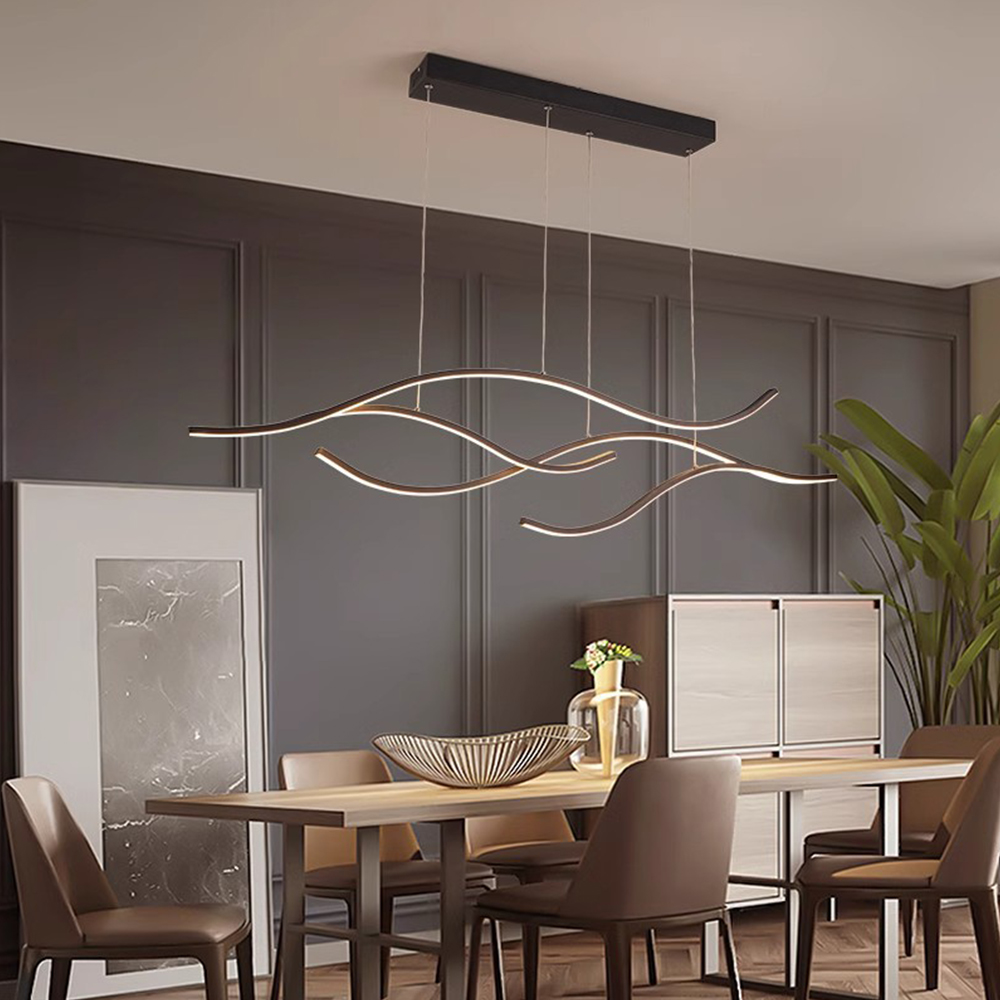 Creative Designer Luxury Nordic-Style Linear Pendant Bar & Cafe Light